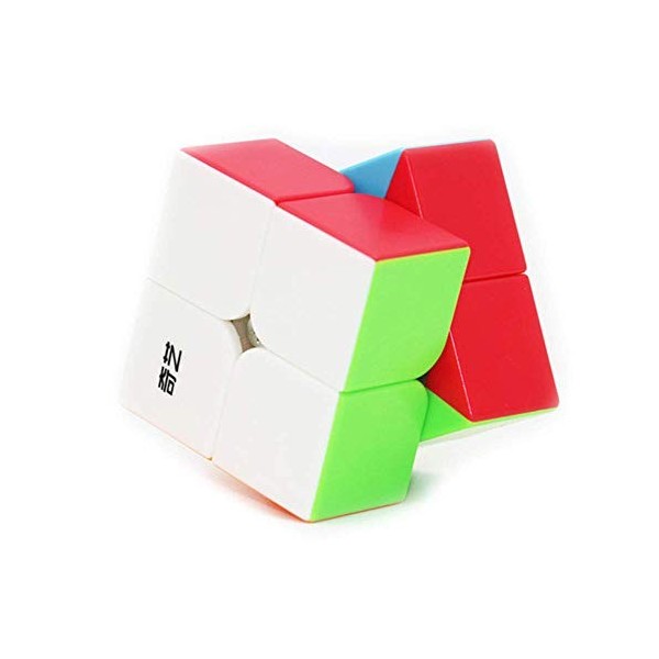 OJIN Qidi S2 2x2 Cube Magique 2 Couches 2x2x2 Cube Vitesse Puzzle Cube Lisse Tournant Cube Jouet sans Autocollant 