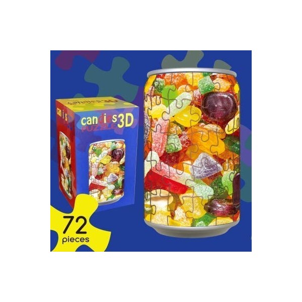 Dzine Candies Puzzle 3D Candies