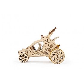 UGEARS Mini Buggy - Puzzle 3D pour Enfants et Adultes - Kit de modèle mécanique de Petit véhicule à Moteur - Kits de modèle e