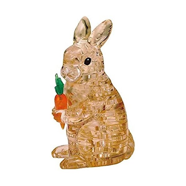 HCM Kinzel- Crystal Puzzle Lapin 41 pièces, 59178, coloré