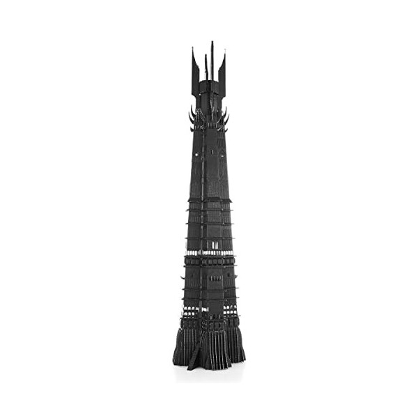 Metal Earth Puzzle 3D Tour Orthanc - Le Seigneur des Anneaux - Maquettes à construire - Niveau modéré - 4 x 3,5 x 22,3 cm