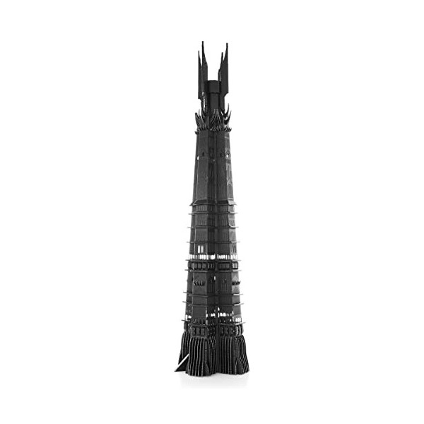 Metal Earth Puzzle 3D Tour Orthanc - Le Seigneur des Anneaux - Maquettes à construire - Niveau modéré - 4 x 3,5 x 22,3 cm