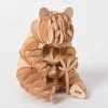 LAARNT 3D Puzzle en Bois en Panda，Maquettes de Panda de Casse-tête taillé au Laser，Jouet de modèles de Construction pour Adul