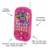 VTech – Pat Patrouille - Le Smartphone Éducatif Rose, Jouet Interactif – 3/7 Ans - Version FR, Enfant