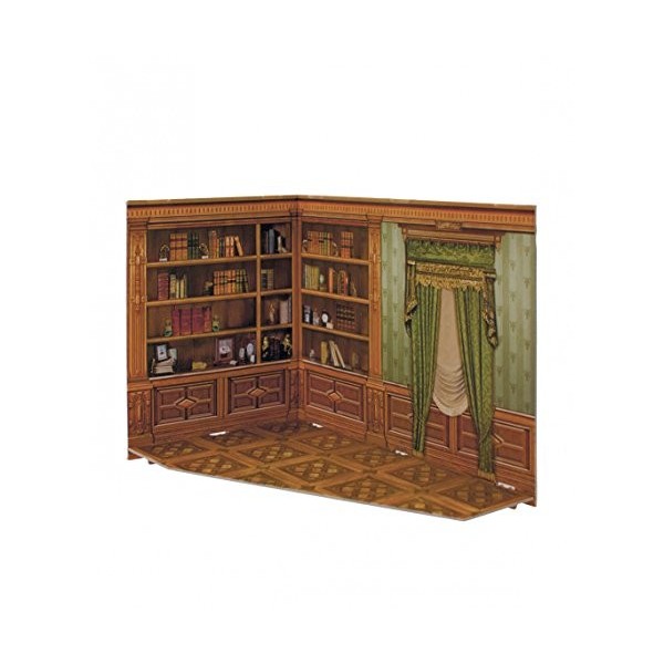 Keranova keranova291–03 26 x 26 x 20 x 15 cm Papier Clever Maison de Poupée et Meubles Collection Meuble de Chambre Boîte 3D 