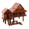 MagiDeal Puzzle 3D Maison en Bois, Jouet de Construction, Cadeau danniversaire, décoration de Maison pour Adultes et Enfants