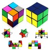 KATELUO Cube Magique, Cube Magique 2 en 1, Cube 3D Infini, Infinity Cube, Speed Cube, Cube de Vitesse, Creative Decompression