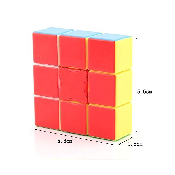 Gobus YongJun YJ Puzzle magique 1 x 3 x 3 cm Jouet sans autocollant 3D Puzzle 133 cubes danniversaire