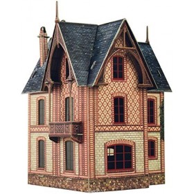 Keranova keranova313&nbsp;échelle 1 : 87&nbsp;12&nbsp;x 12&nbsp;x 16&nbsp;cm Collection Clever Papier de Bâtiments Villa Puzzle 3D en Vesinet