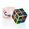 CUBIDI® Originale Cube Magique Carbon 2x2x2 - Type New York | Speedcube de Vitesse avec Caractéristiques de Rotation Optimisé