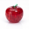 Lily&her friends - Puzzle 3D en forme de pomme en cristal - Bricolage - Jouet éducatif - Puzzle en cristal rouge 