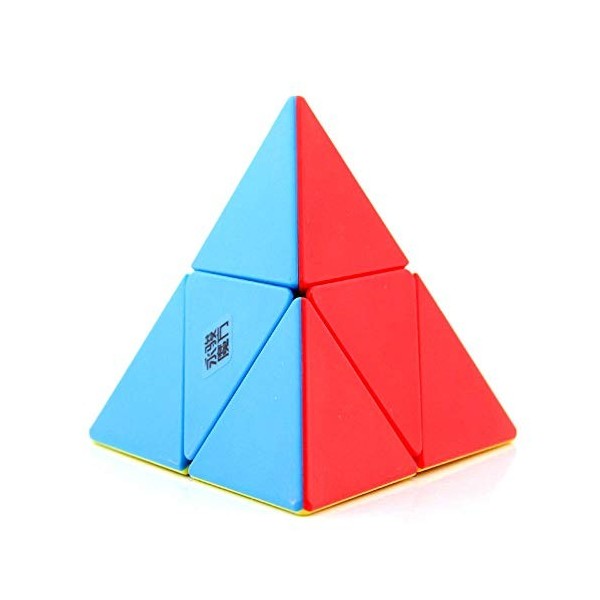Gobus YongJun YJ 2 x 2 Pyramide Pyraminx Twisty Puzzle Cube Casse-tête Jinzita Cube tournant 3D sans autocollant