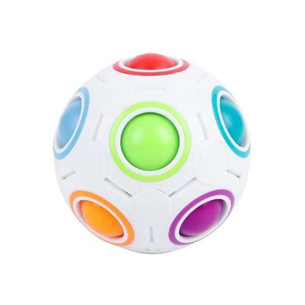 Voarge Magic Rainbow Ball,Puzzle 3D Magicien Jeu de ail passionnant pour enfants et adultes, filles et garçons à partir de 6 