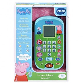 Téléphone pour enfants Vtech- Peppa Pig 80523105, version française multicolore