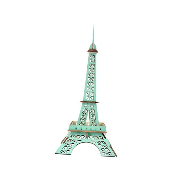 Toyvian Défi Jeu De Puzzle Architecture Parisienne Jouet De Puzzle Éducatif Casse-tête Maquette Mini-Jouets pour Enfants Mini
