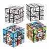 Baker Ross FC171 Puzzle Enfant forme Cube motif Noël - Lot de 4, Puzzle à Colorier, Puzzle Decoratif Enfant, Activite Manuell
