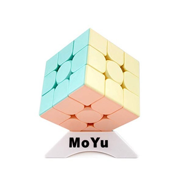 Moyu OJIN MoFang JiaoShi Meilong Bright Pink série Cube Meilong3 3x3x3 Cube Classe de cubage sans Autocollant Meilong Forsted