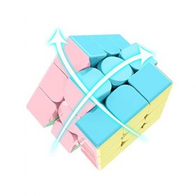 Moyu OJIN MoFang JiaoShi Meilong Bright Pink série Cube Meilong3 3x3x3 Cube Classe de cubage sans Autocollant Meilong Forsted