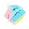 Moyu OJIN MoFang JiaoShi Meilong Bright Pink série Cube Meilong3 3x3x3 Cube Classe de cubage sans Autocollant Meilong Forsted