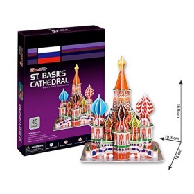 CubicFun Casse-tête 3D Cathédrale Saint-Basile Moscou Russie