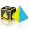 Pyramide Magic Puzzle Cubes，Pyramide Magic Cube Puzzle Cube Magique pour Plus de rapidité et de précision avec des Couleurs V