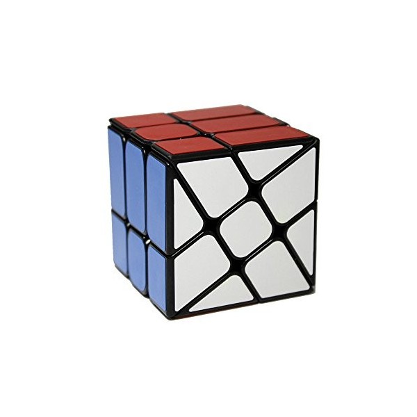 OJIN YONGJUN YJ Moulin à Vent V2 3x3 Cube YJ Roue Fenghuolun 3x3x3 Twisty Puzzle Lisse Magic Cube Casse-tête Puzzle Jouets N