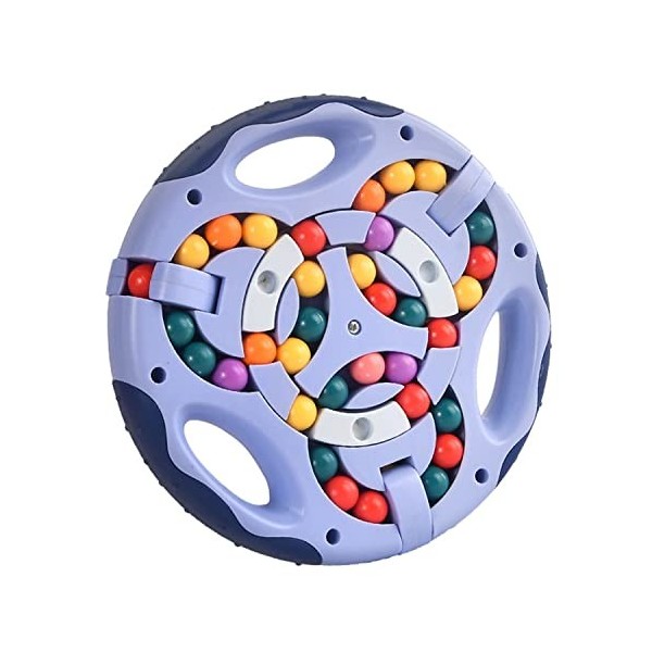 Gerui Spinning Finger Cube Intelligence Games, IQ Games Magic Bean Spinning Cube Toys, Children and Adolescents Adult décompr