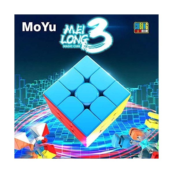 Gobus MoYu MoFangJiaoShi Cubing Classroom MeiLong 3 3x3 Magic Cube Speed Cube Puzzle Cube meilong 3 Cube Stickerless 