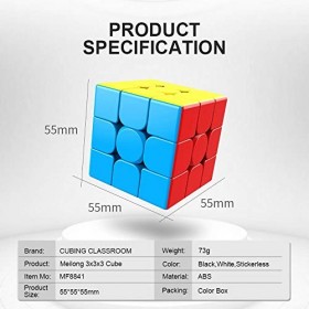 Gobus MoYu MoFangJiaoShi Cubing Classroom MeiLong 3 3x3 Magic Cube Speed Cube Puzzle Cube meilong 3 Cube Stickerless 