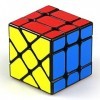 OJIN YONGJUN YJ Fisher Yileng V2 Cube 3x3x3 Forme Mod Twisty Puzzle Lisse Cube Casse-tête Puzzle Jouets Noir 