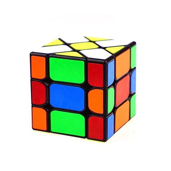 OJIN YONGJUN YJ Fisher Yileng V2 Cube 3x3x3 Forme Mod Twisty Puzzle Lisse Cube Casse-tête Puzzle Jouets Noir 