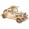 ROBOTIME Voiture Bulle Vintage Puzzle 3D Bois Maquette Bois Casse Tete Adulte Mecanique Bois Kit De Construction De Modèles D