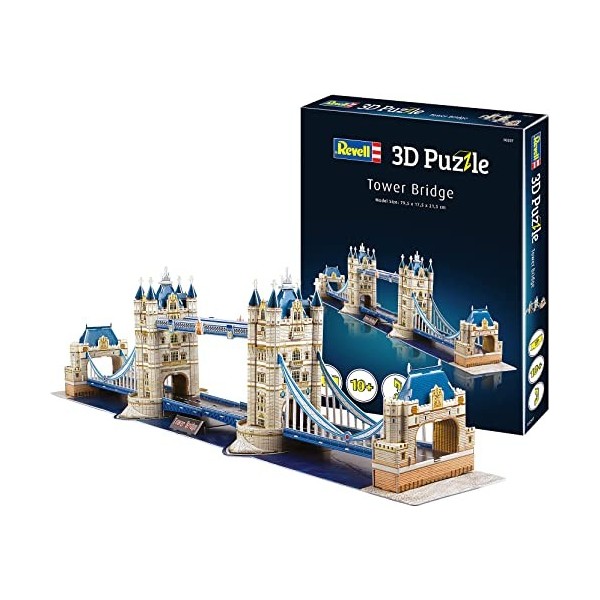 Revell 3D Puzzles- Revell 3D à construire-00207-Tower Bridge-Longueur 80 cm Puzzle, 00207
