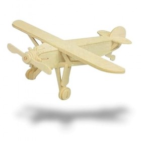 Puzzle en bois avion 3D avion de chasse