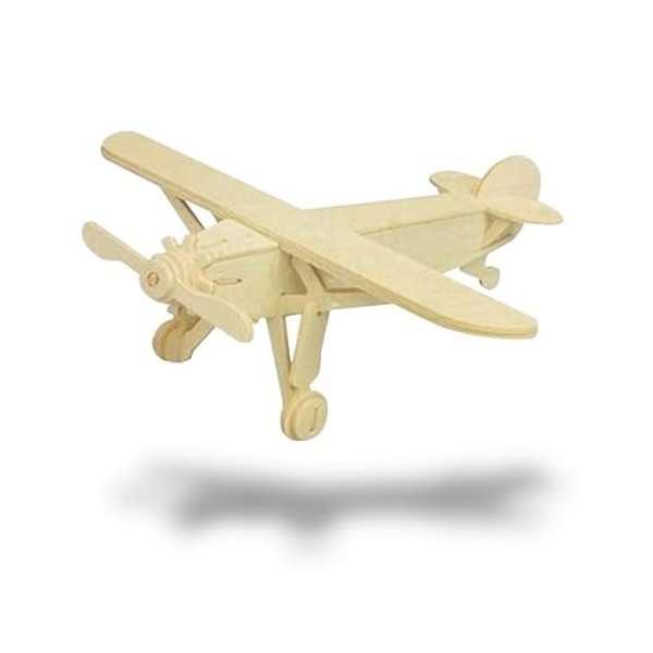 Puzzle en bois avion 3D avion de chasse