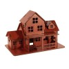 Fonowx Puzzle 3D Maison en Bois, cabane en Bois, bâtiments de Cabine, Kits de Bricolage, Jouet de Construction pour Enfants, 