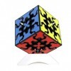 Oostifun MO FANG GE Gear Cube 3x3 Puzzle Cube Puzzle 3D 3x3x3 Cube Puzzle Lisse Cube Lisse Twist Puzzle avec Un trépied Cube 