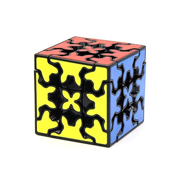 Oostifun MO FANG GE Gear Cube 3x3 Puzzle Cube Puzzle 3D 3x3x3 Cube Puzzle Lisse Cube Lisse Twist Puzzle avec Un trépied Cube 