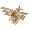 ROKR- Flugzeug Puzzle 3D, TG301, Bois