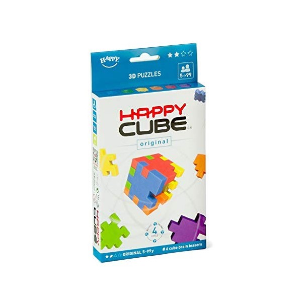 HAPPY HCO300 Original Cardboard Box 3D Puzzle, Pack of 6