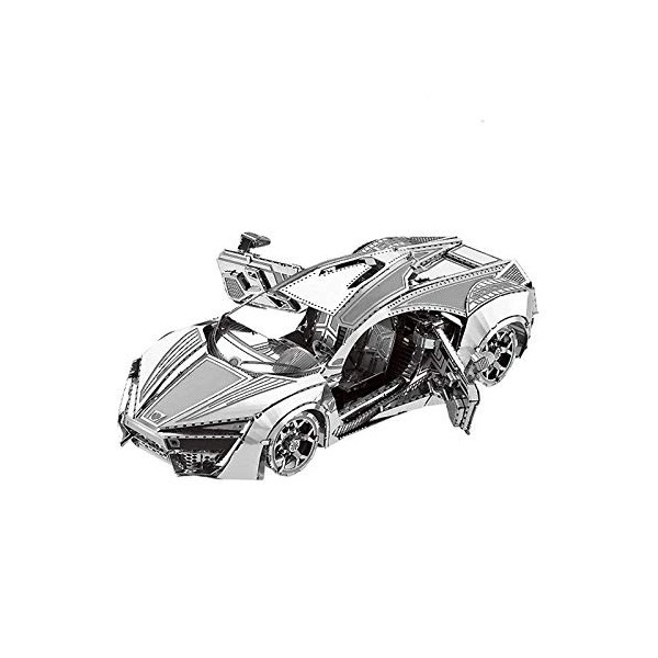 Wlauqueta Modèle 3D Puzzle Métal Modèle Kit Hypersport Voiture de course Modèle DIY 3D Cut Modèle Puzzle Jouet pour Adultes