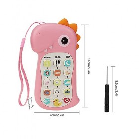 DAGORD Telephone Bebe Jouet 6-12 Mois Téléphone Portable pour Enfant Jouet Telephone Jouet Musical Bébé Jouet de Téléphone de
