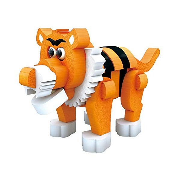 Mammut Spiel & Geschenk Bricolage 3D Tigre Safari Animal en Mousse-Kit Complet avec pièces Instructions français Non Garanti