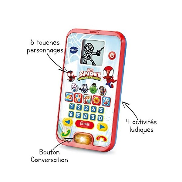 VTech - Baby Smartphone Bilingue Rose, Téléphone Bébé, Jouet d'Éveil -  Version FR : : Jeux et Jouets