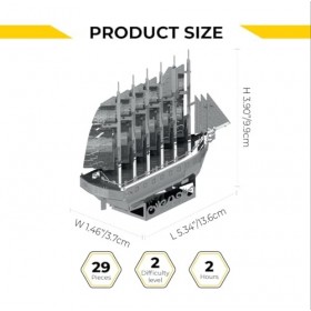 Metal Time Model SS Grande-Bretagne, puzzles 3D pour adultes ou adolescents, kit de modèle de puzzle en métal à faire soi-mêm