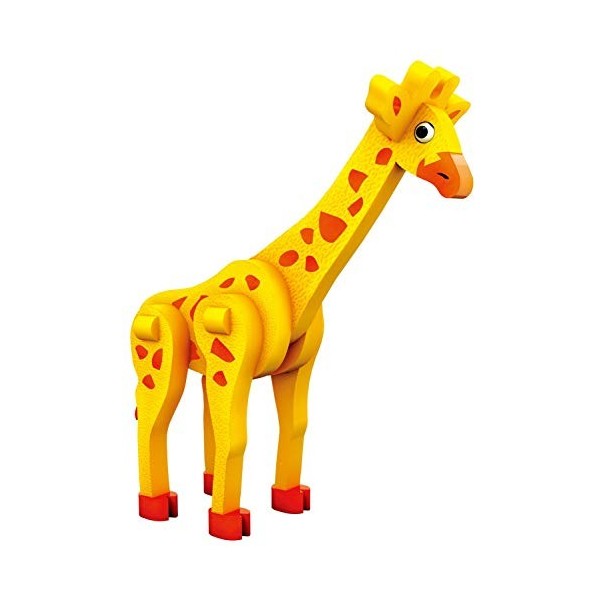 Mammut Spiel & Geschenk Bricolage 3D Girafe Safari, Animal en Mousse, kit Complet avec pièces Instructions français Non Gara