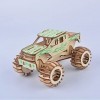 Puzzle en Bois 3D Kit de modèle de Voiture en Bois Hot Rod pour Construire Un Puzzle en Bois 3D - Mécanique