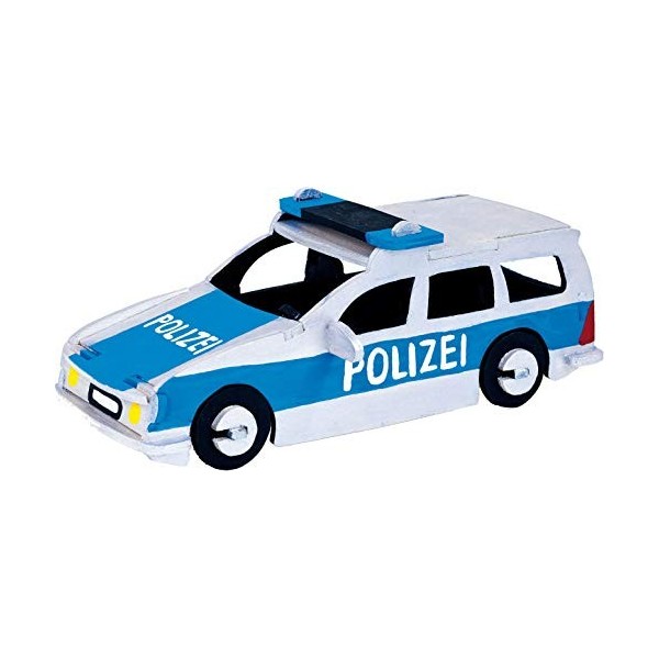 Pebaro Donau Elektronik_M851-3 851/3 Puzzle en Bois 3D Voiture de Police