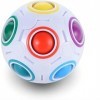 Boule Magique Arc-en-Ciel, Cube Magique 3D, Boules de Puzzle pour garçons, Filles, Enfants, Adultes, Cadeau danniversaire, d