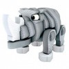 Mammut Spiel & Geschenk Bricolage 3D rhinocéros, Safari, Animal en Mousse, kit Complet avec pièces Instructions français Non